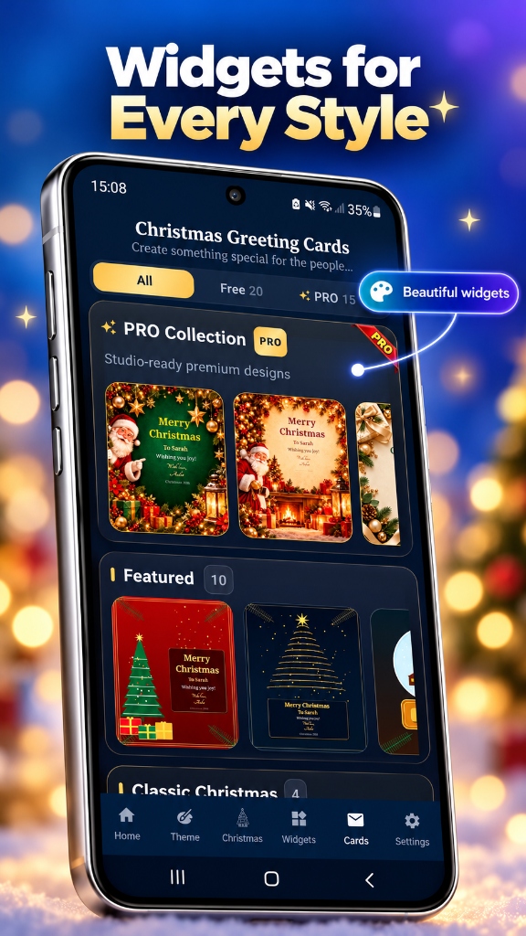 Widgets for Every Style Collection Screen